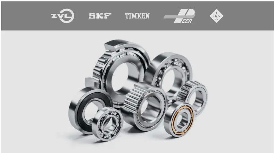 Підшипники та корпуси