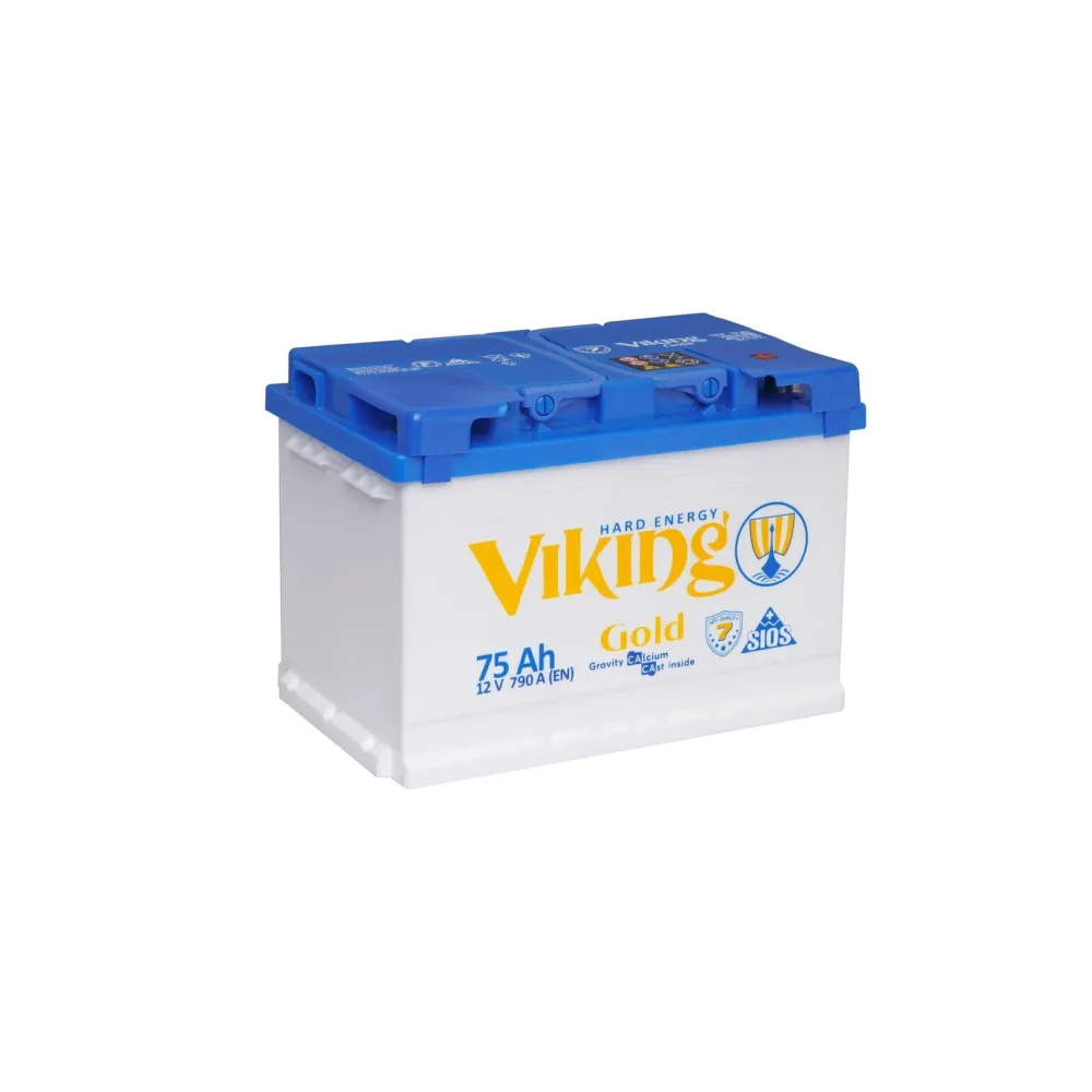 Аккумулятор с электролитом 75 Ач 790 А 6СТ-75АзЕ