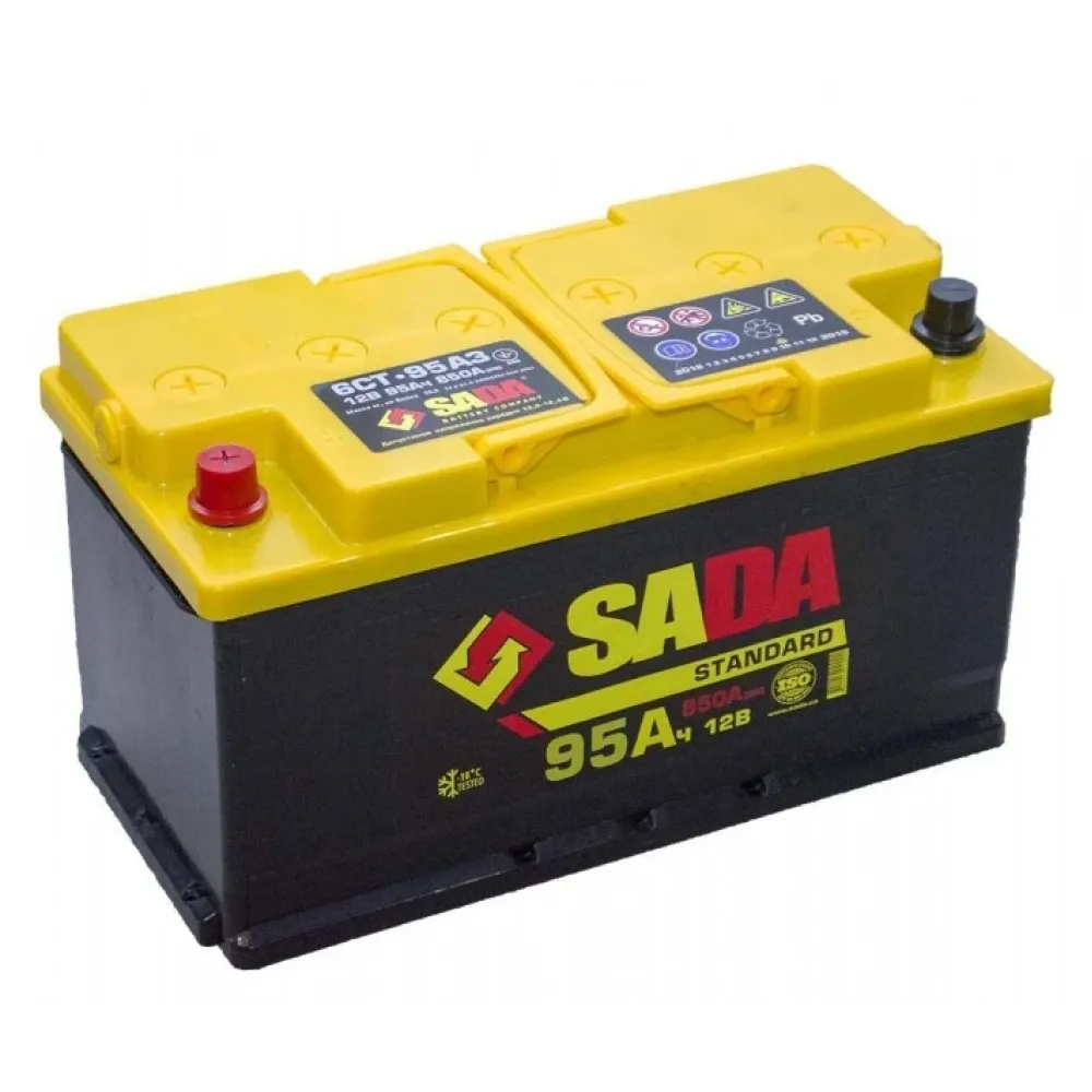 Акумулятор з електролітом 95 Ач 850 А 6СТ-95Аз