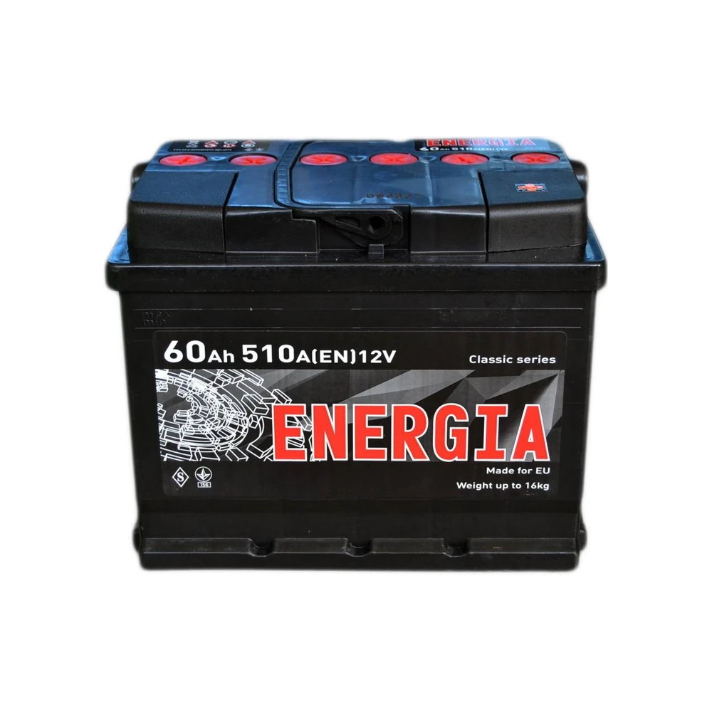 Акумулятор з електролітом 60 Ач 6СТ-60