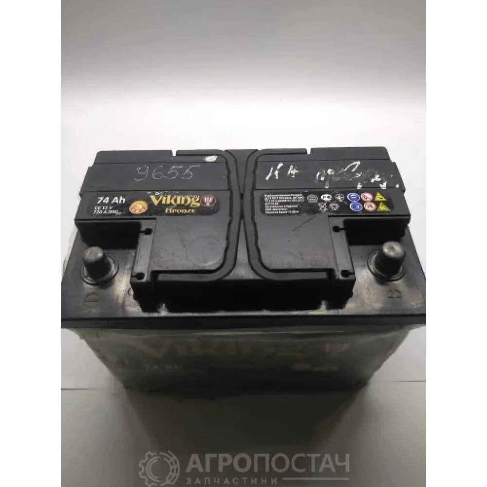 Акумулятор з електролітом 74 Ач 720 А 6СТ-74АзЕ