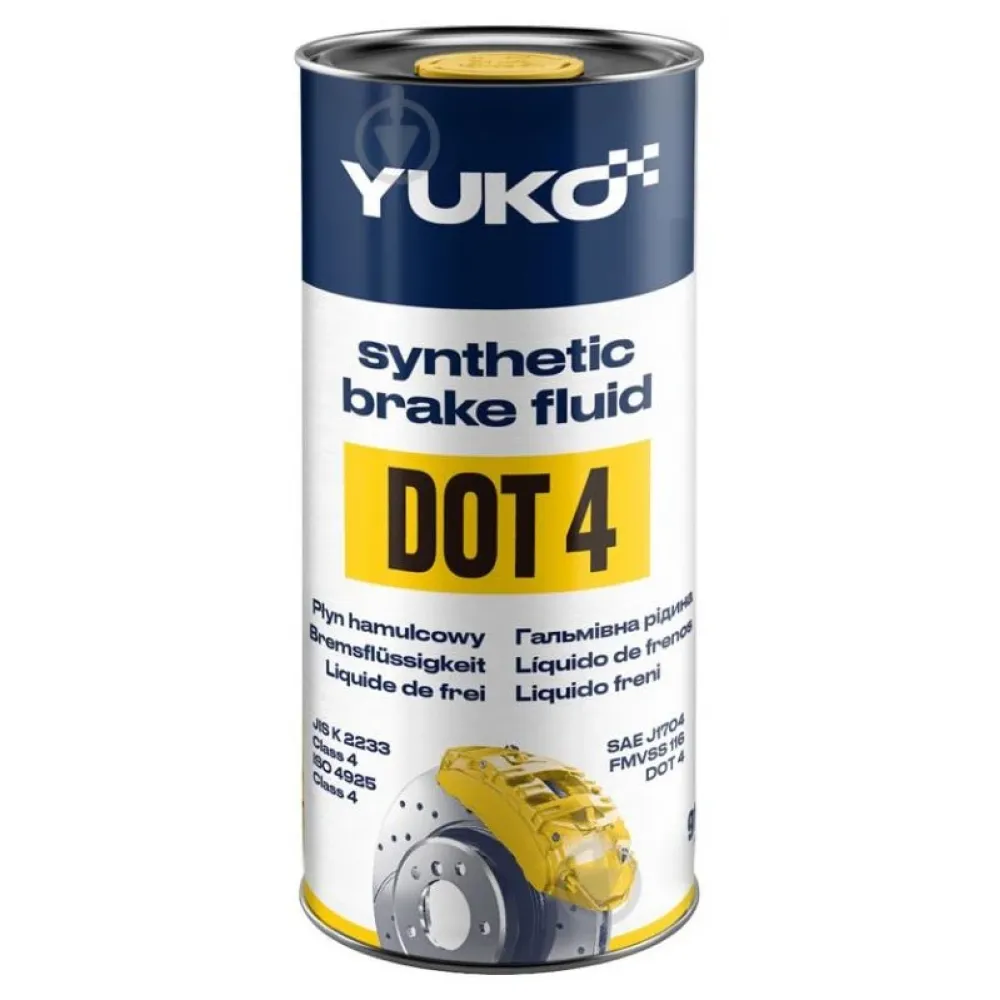 Рідина гальмівна YUKOIL DOT-4