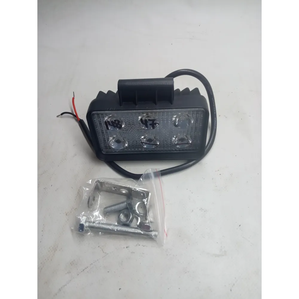 Фара LED 18 Вт прямокутна широкий промінь 453701044 2108 2108, ВАЗ 2101, ВАЗ Ніва