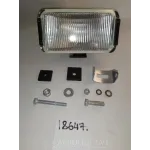 Фара 12-24 В противотуманная квадратная металлическая белая