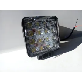 Фара LED 48 Вт квадратная металлическая узкий луч