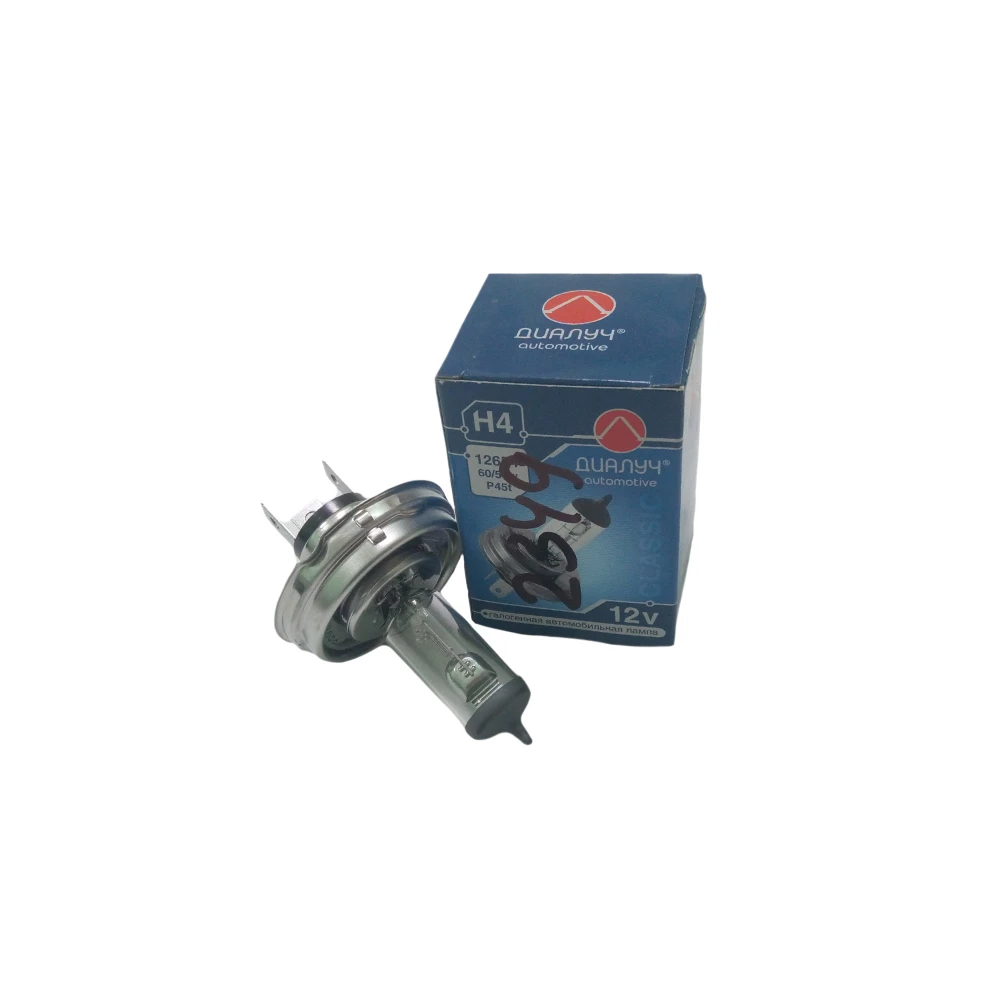 Лампа галогенна фарна 12 В Р45/Н4 АКГ12-60Р45 H4