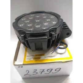 Фара LED 51 Вт круглая металлическая широкий луч