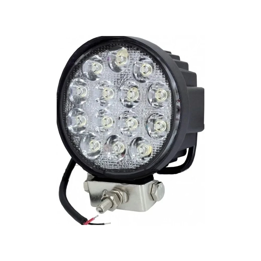 Фара LED 12-24 В 42 Вт 3080LM 6000K на 14 ламп круглая с узким лучём 453701049
