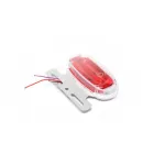 Фонарь LED 24V габаритный красный с бегущим поворотом и подсветкой борта
