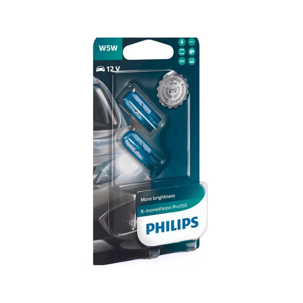 Лампа накаливания W5W W2 5D 12 В 5 Вт