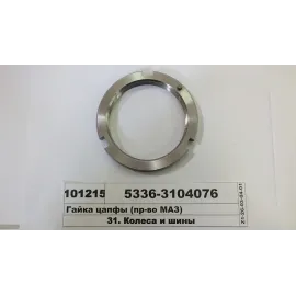 Гайка цапфи