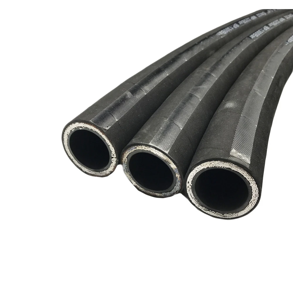 Рукав високого тиску з зубчастою внутрішньою поверхнею та чотирма сталевими оплетками для гірничодобувної промисловості 4SP DN10