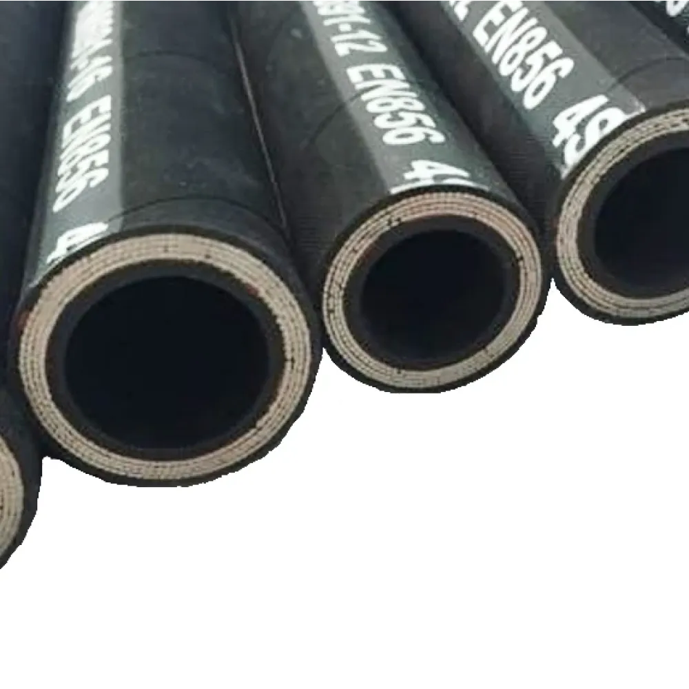 Рукав високого тиску з зубчастою внутрішньою поверхнею та чотирма сталевими оплетками для гірничодобувної промисловості AgroP