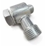 Переходник угловой с болтом-штуцером М20/16