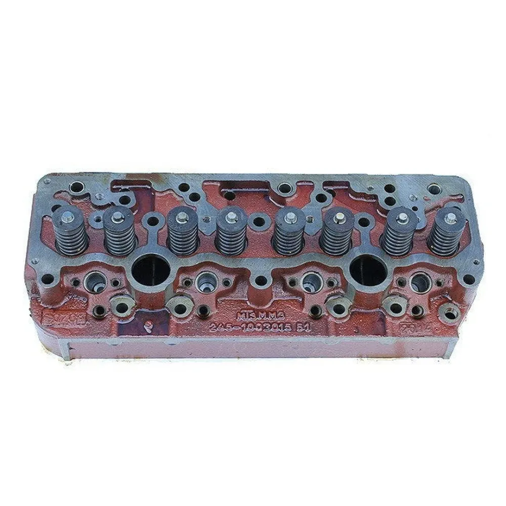 Головка блоку в зборі з клапанами з отворами під свічки розжарювання 245-1003012-Б1