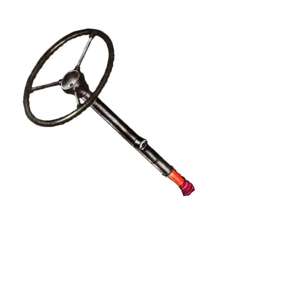 Вал управления рулевого с колесом