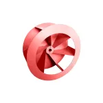 Колесо вентилятора робочеє Р8-УЗК-25