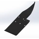 Пластина днища жниварки пластикова H215075