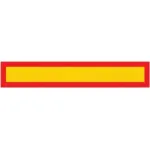 Світловідбивна табличка алюмінієва TP 87.56.02