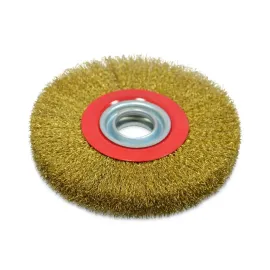 Щітка крацювання потовщена дискова латунна