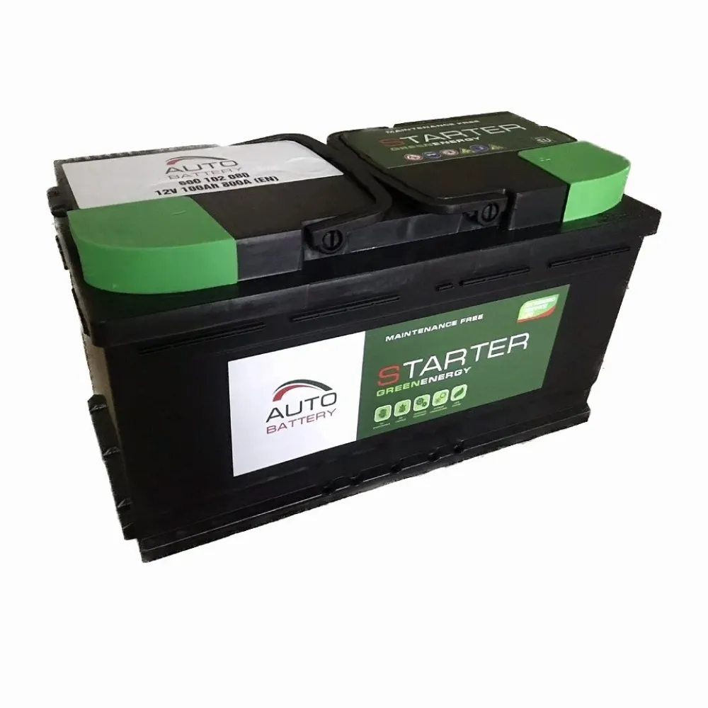 Акумулятор з електролітом 100 Ач 800 А