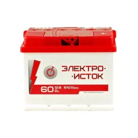 Акумулятор з електролітом 60 Ач 510 А