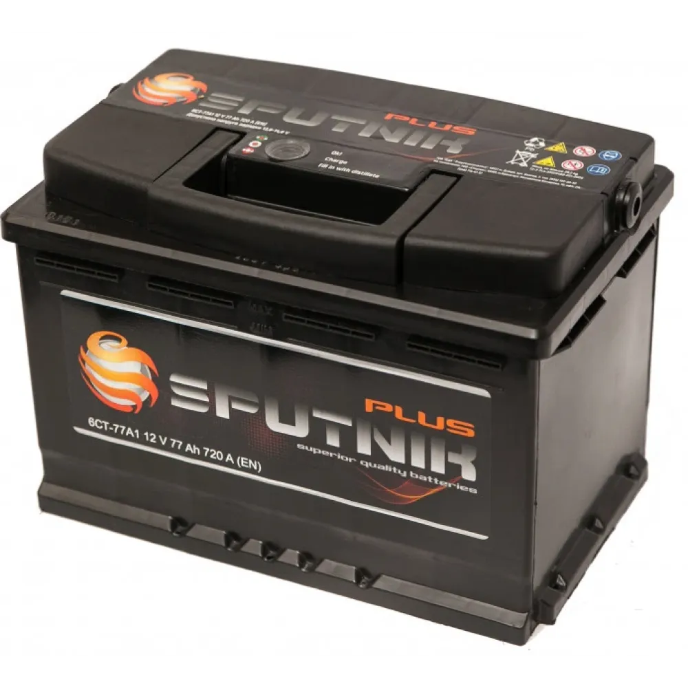 Акумулятор з електролітом 77 Ач 720 А 6СТ-77АзЕ