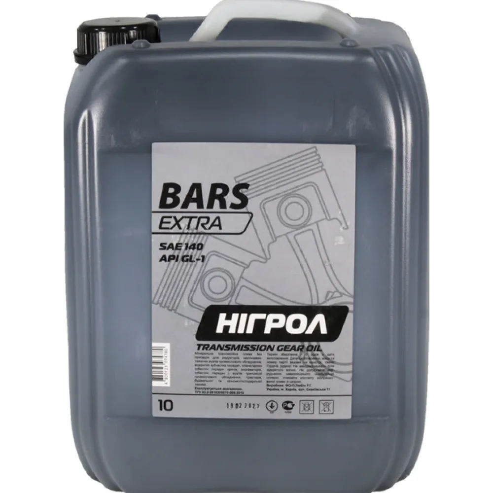 Трансмиссионное масло минеральное Нигрол BARS SAE 140