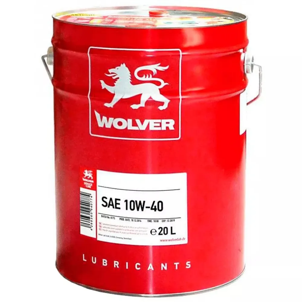 Моторна олива напівсинтетична WOLVER SAE 10W-40