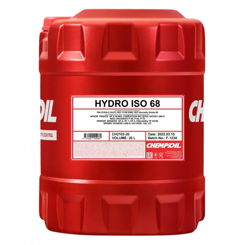 Гідравлічна олива CHEMPIOIL МГЕ-68В