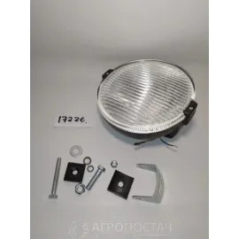 Фара 12-24 В протитуманна кругла металева біла