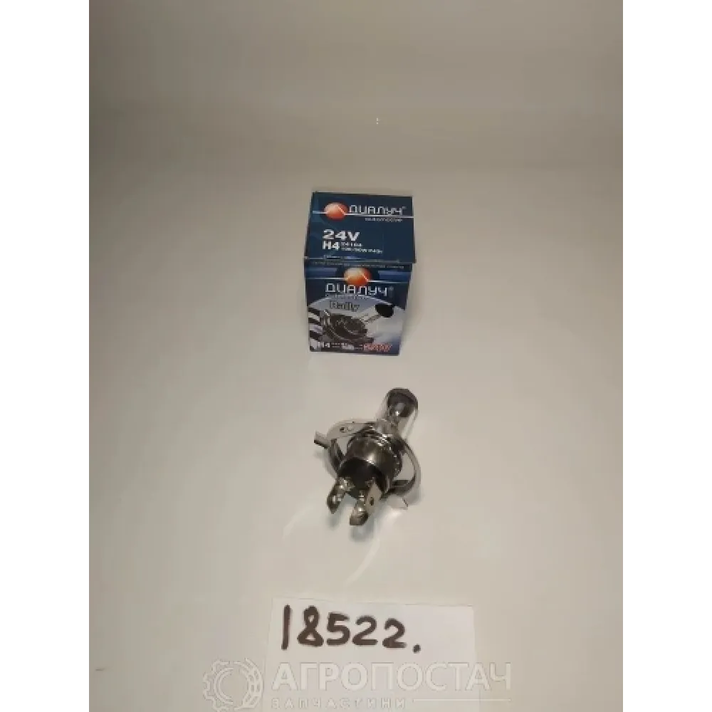 Лампа галогенна фарна 24 В Р43/Н4 АКГ24-100Р43 H4