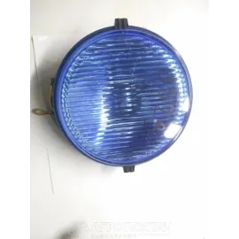Фара 12-24 В протитуманна кругла пластмасова блакитна