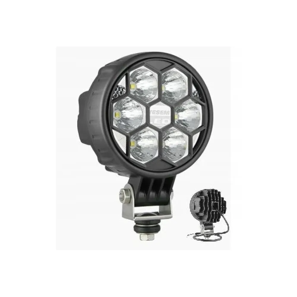 Фара LED 30 Вт 2500LM кругла металева