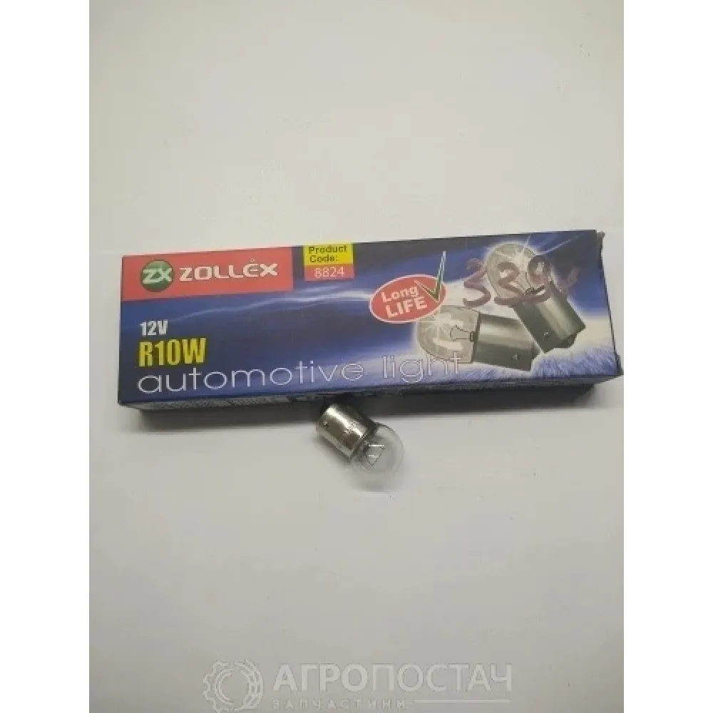 Лампа кабіни 12 В А12 В-10W/1к.