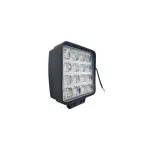 Фара LED 48 Вт квадратная металлическая с широким лучём
