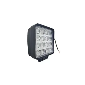 Фара LED 48 Вт квадратна металева з широким променем