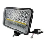 Фара LED прямоугольная с гибридным лучём
