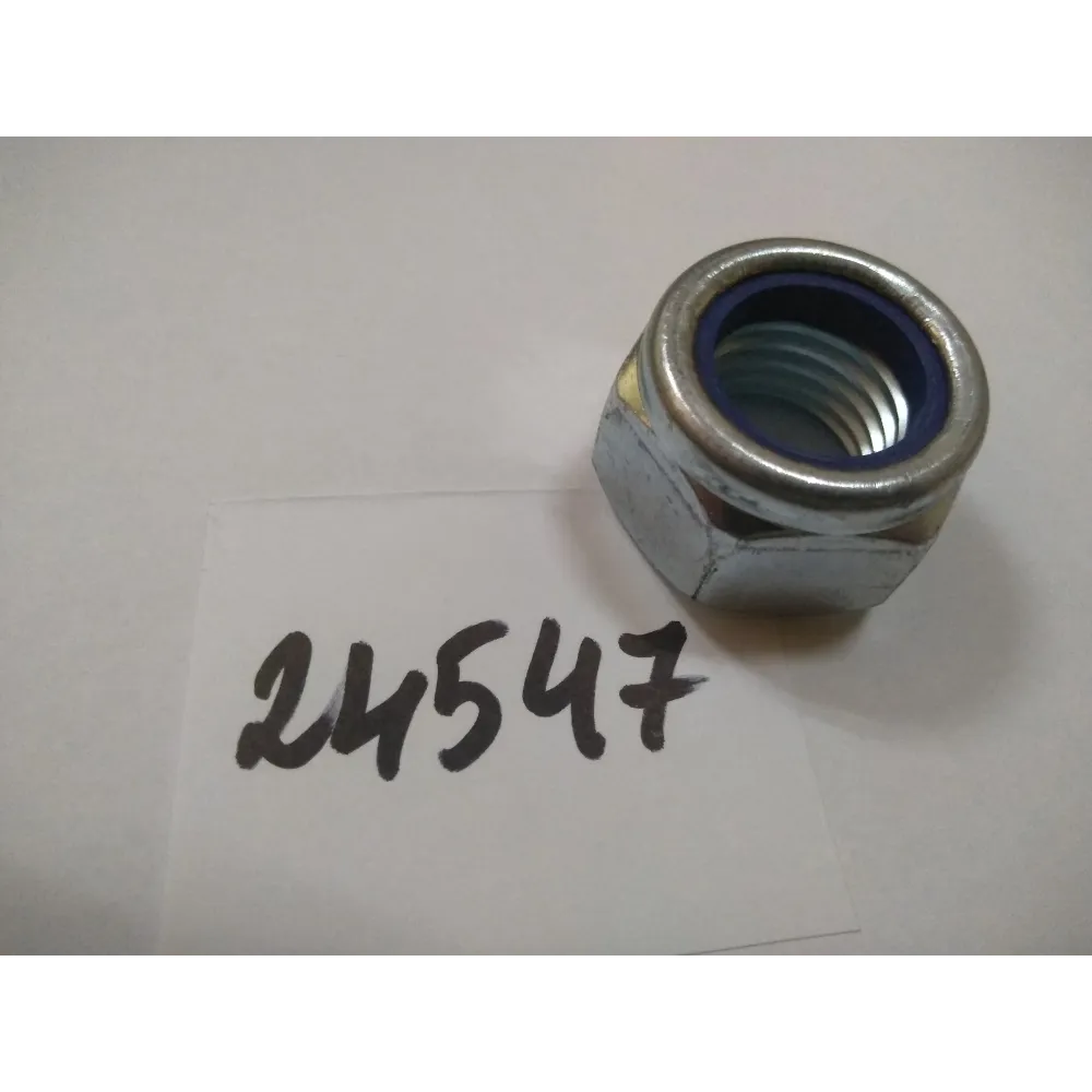 Гайка шестигранна з пластиковим кільцем