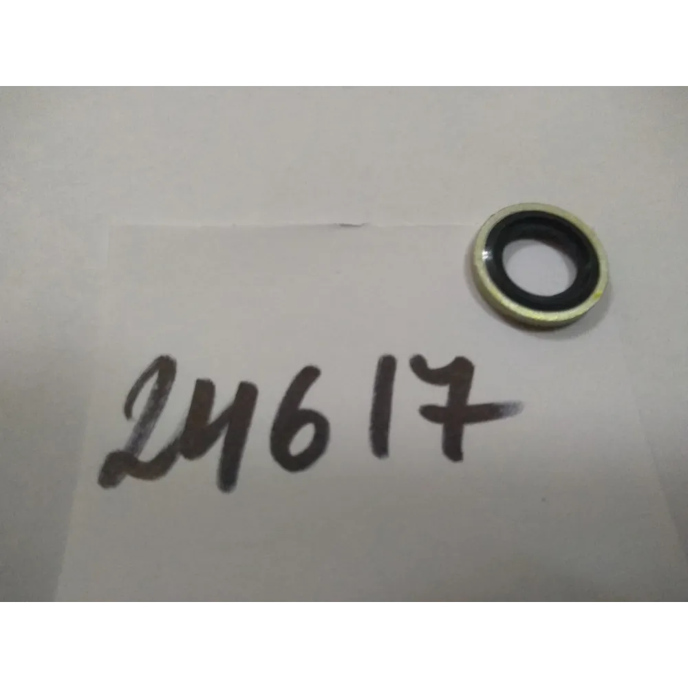 Шайба металева з гумовим ущільнювачем