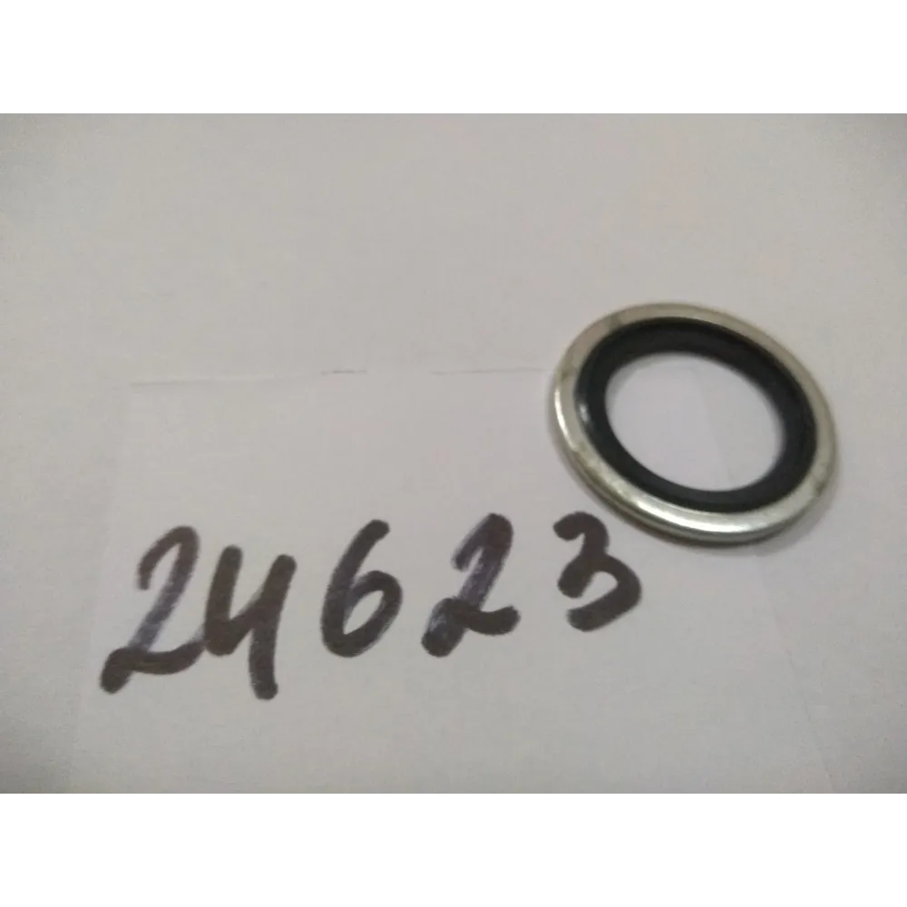 Шайба металева з гумовим ущільнювачем
