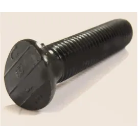 Болт с гайкой полупотайной овальный