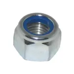 Гайка шестигранна з пластиковим кільцем M8 DIN 985