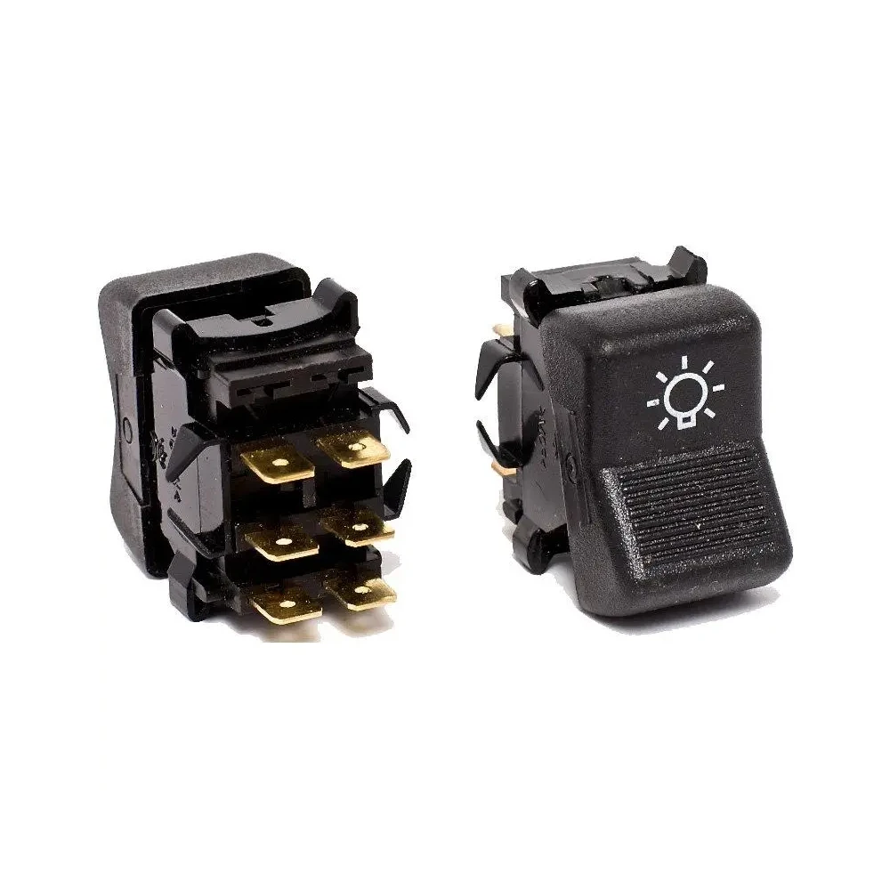 Перемикач клавішний світла на шість фішок