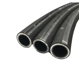 Рукав високого тиску з зубчастою внутрішньою поверхнею та чотирма сталевими оплетками для гірничодобувної промисловості