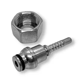 Комплектуючі РВТ ніпель з гайкою