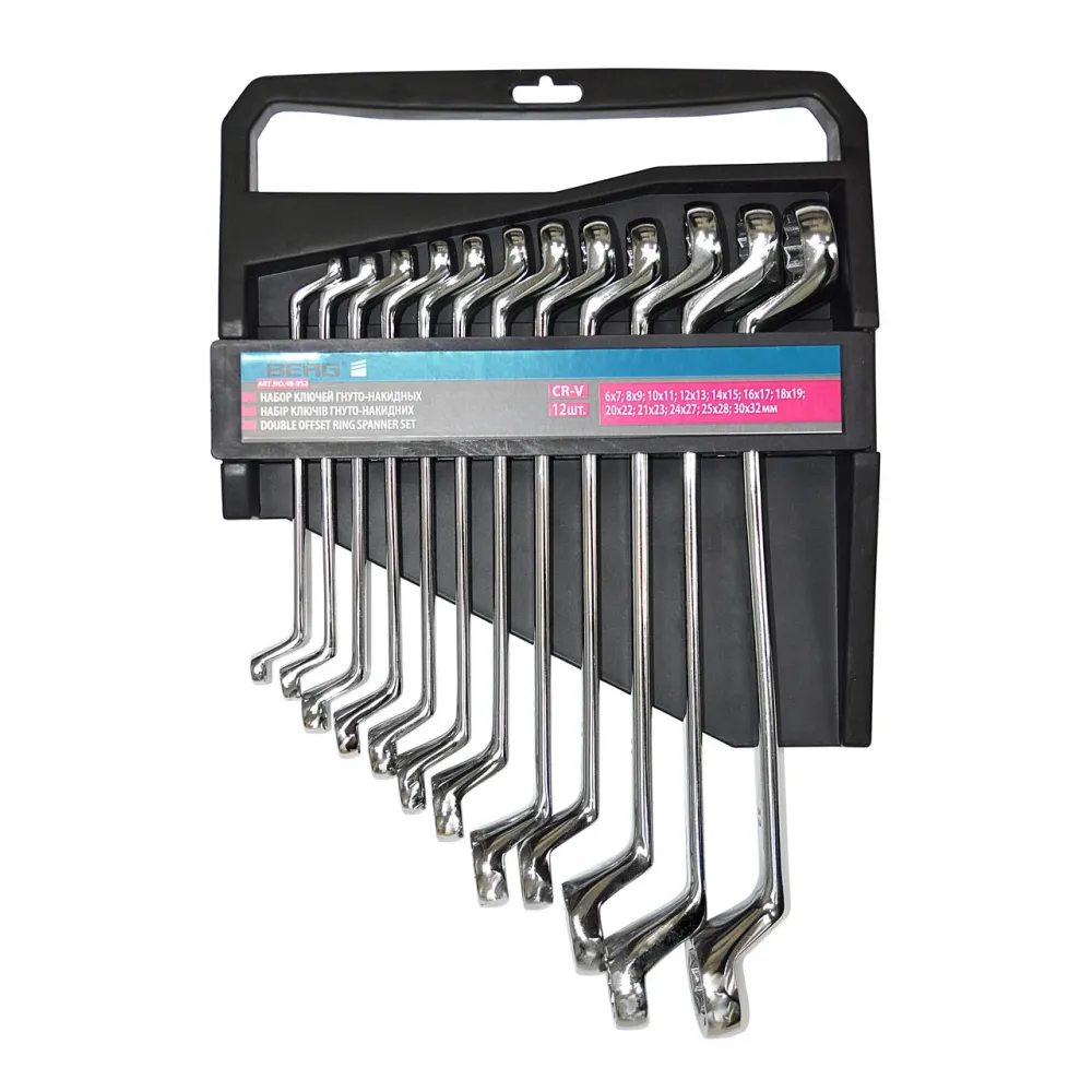 Набір ключів гнуто-накидних 48-952