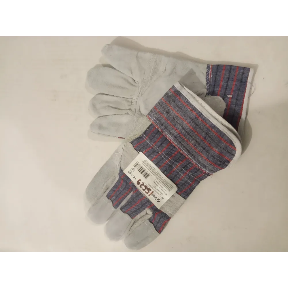 Рукавички робочі пʼятипалі замшеві