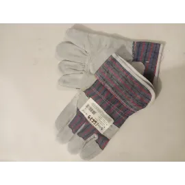 Рукавички робочі пʼятипалі замшеві