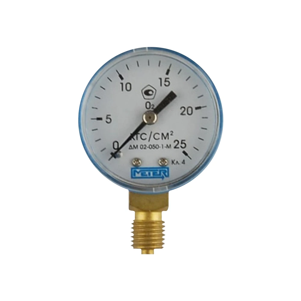 Манометр кисневий до 250 атмосфер МД-250